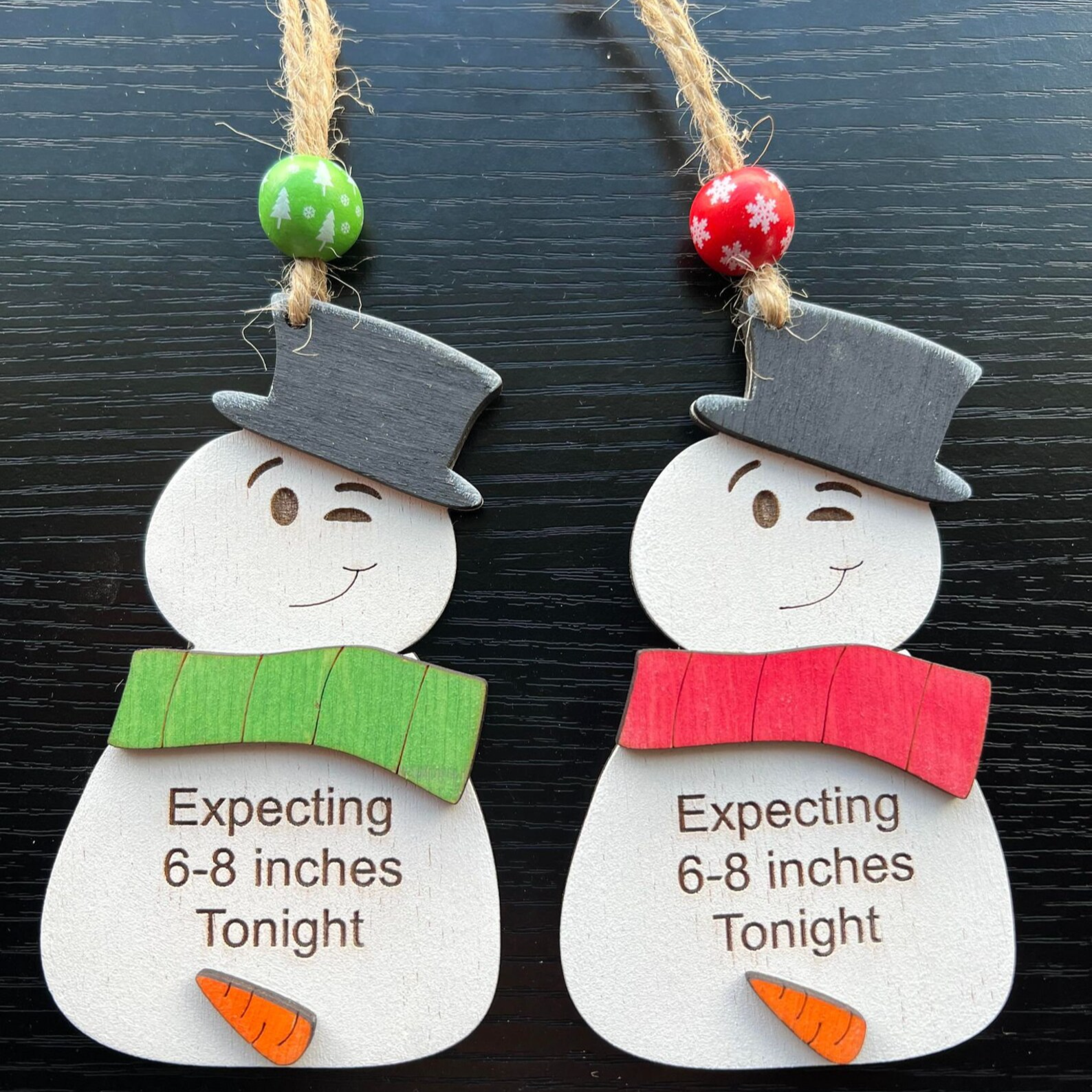 Humor Snowman Christmas Ornament