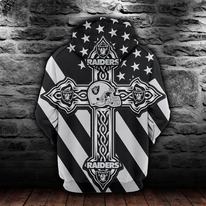 RAIDERS 3D HOODIE UNIQUE 122