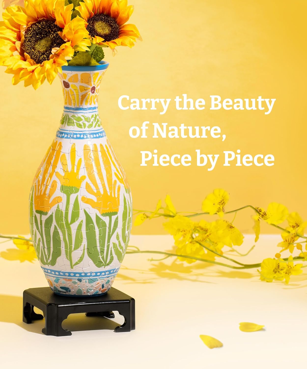 🔥HOT SALE 50% OFF🔥Unique Flower Vase - 3D Puzzle Vase to Flower Arrangement and Home Decoration