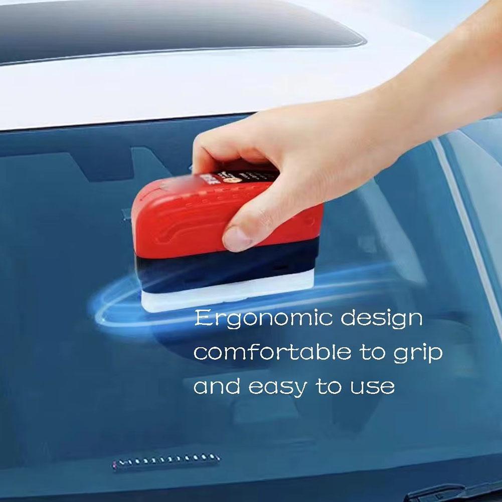 🔥ON SALE ALERT!🔥Car Glass Cleaner Brush For Car Windshield Oil Film Cleaner