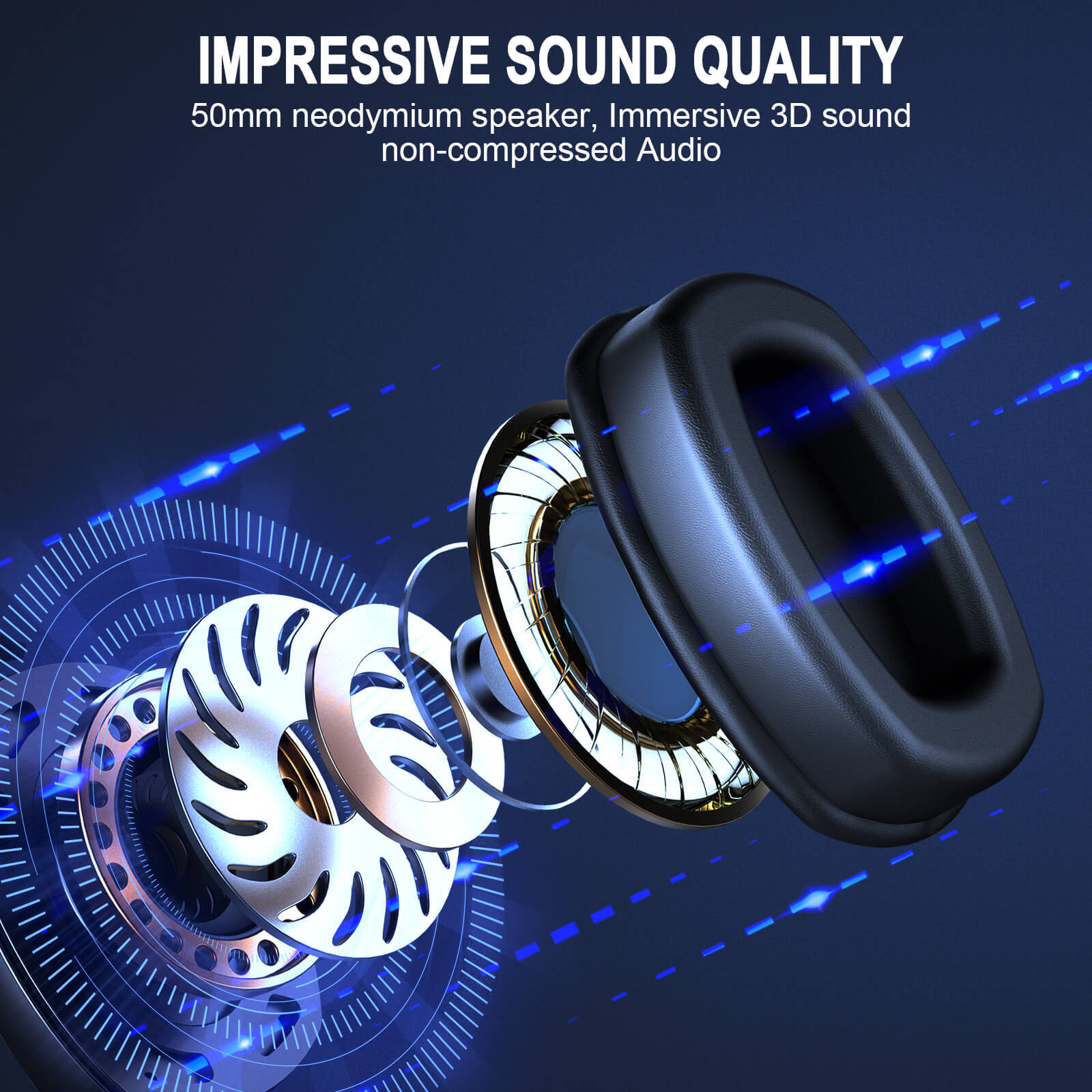 Wireless Gaming Headset With Noise Cancelling Microphone, 2.4G & Wireless Dual Mode Gaming Headphones, Wireless Headset Suitable For PC, PS4, PS5, Smart Phone, Mac, Laptop