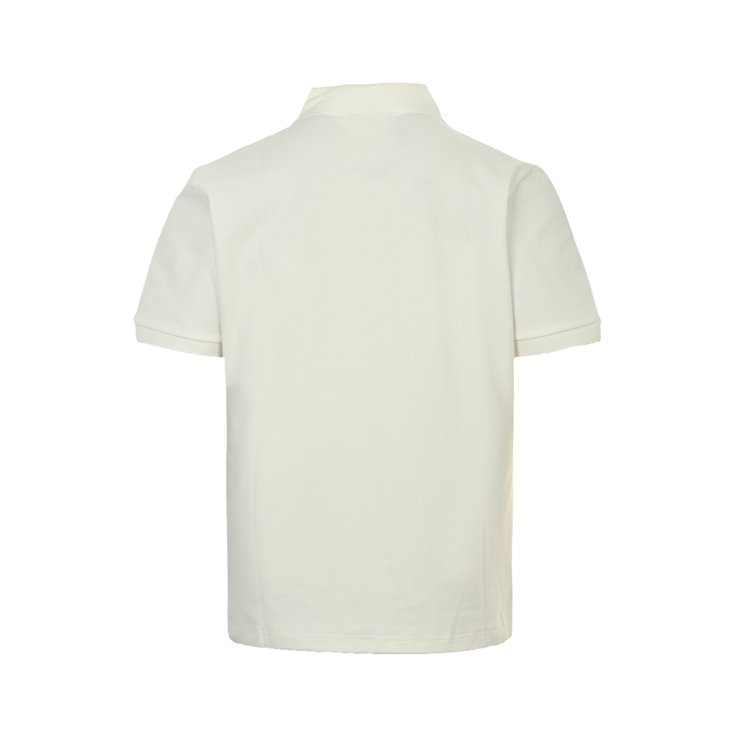 Prada 25ss red silicone trim triangle embroidery Polo short sleeve