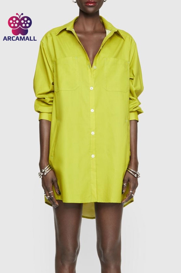 Fashion Daily Yellow Dress