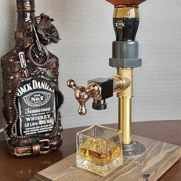 🎁2024 New Year Hot Sale🎁Liquor Alcohol Whiskey Wood Dispenser-Last Day Special Sale