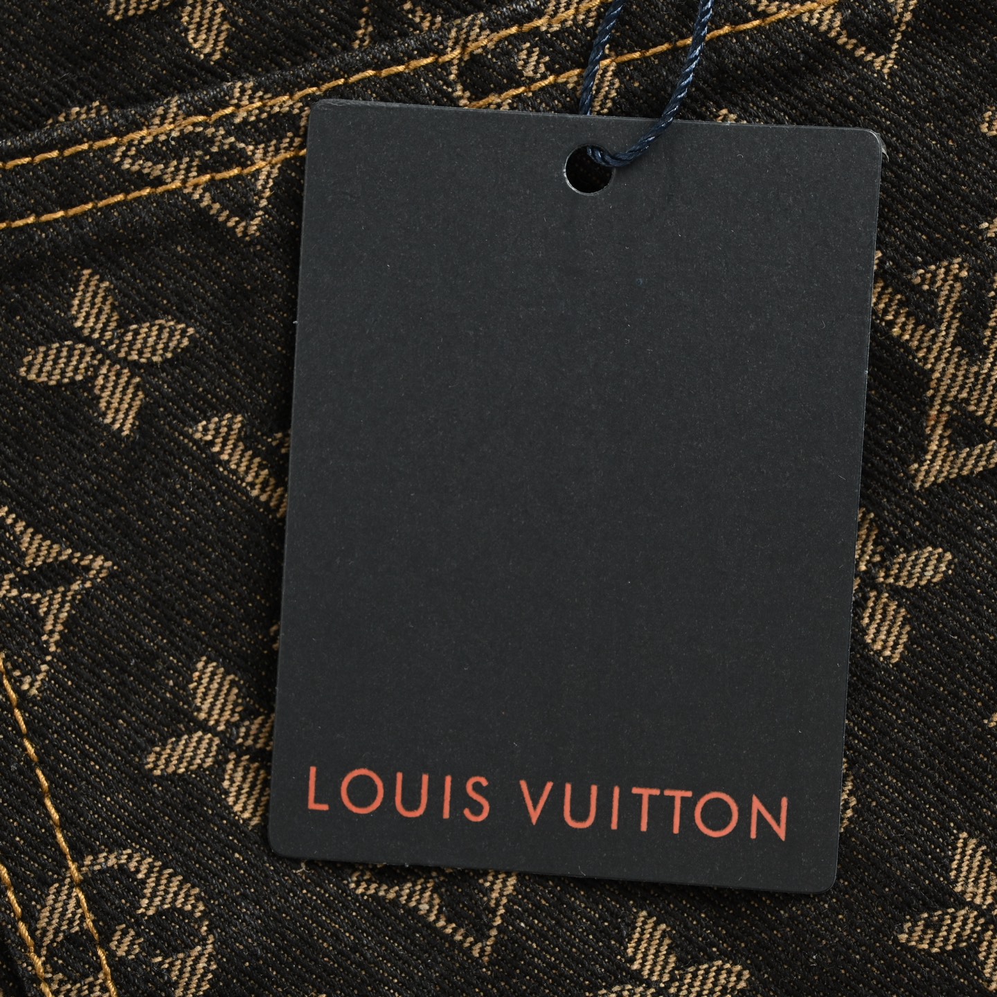 Louis Vuitton 25ss monogram print brown jeans