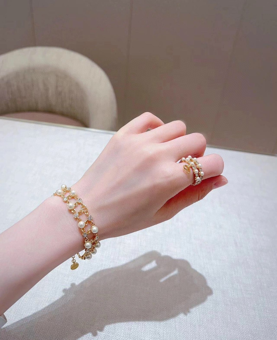 Dior Pearl Ring