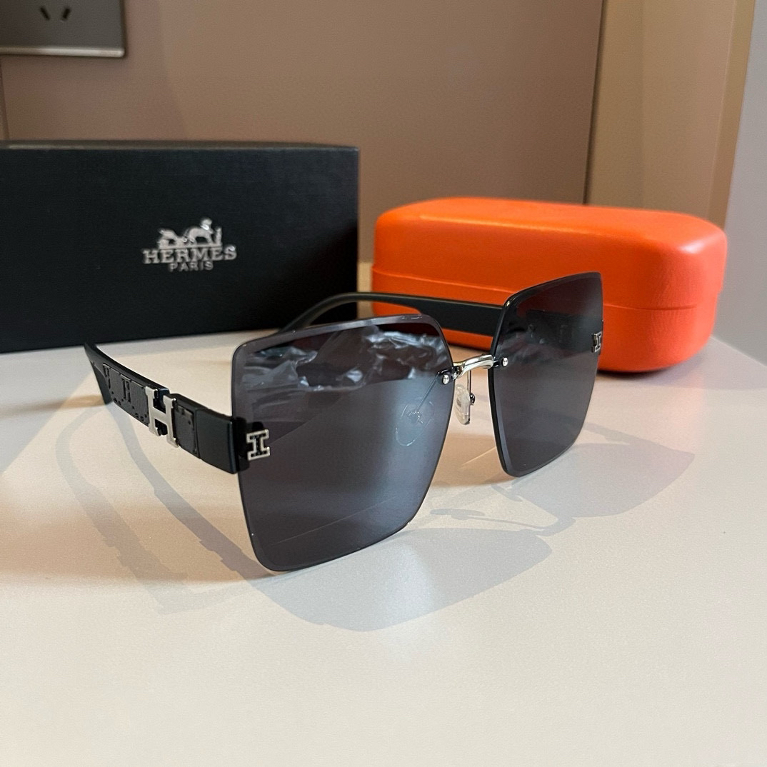 Hermes rimless sunglasses