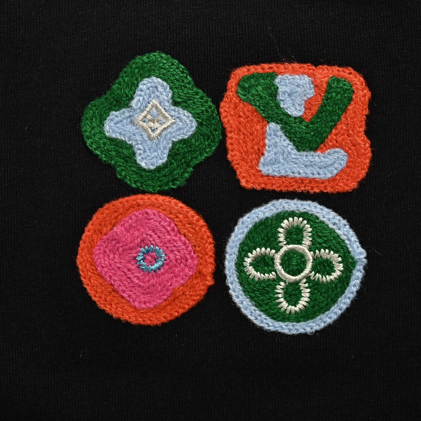 Louis Vuitton 25ss short sleeve with embroidered emblem