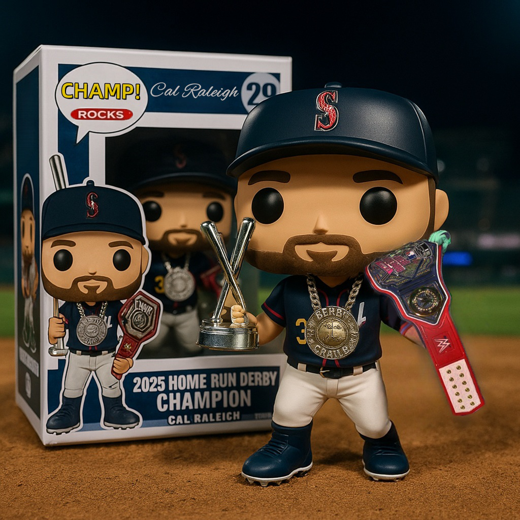 Cal Raleigh – 2025 Home Run Derby Champion Pop! Figure