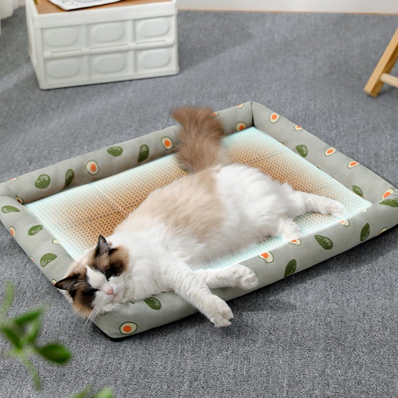 🔥Last Day Promotion-60% OFF🔥Ice Rattan Cooling Bed For Cats/Dogs