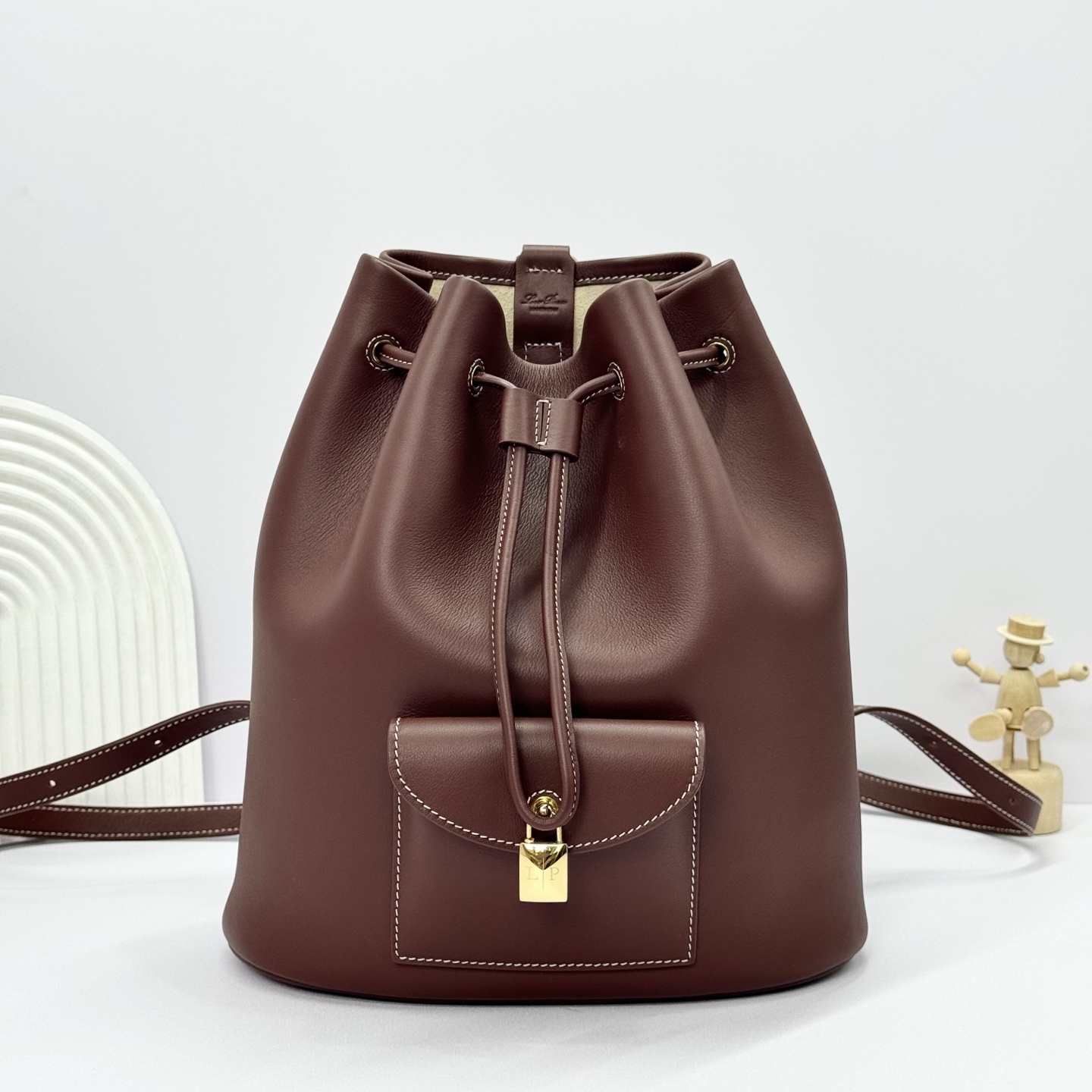 Loro Piana Extra Drawstring Backpack FAP4322