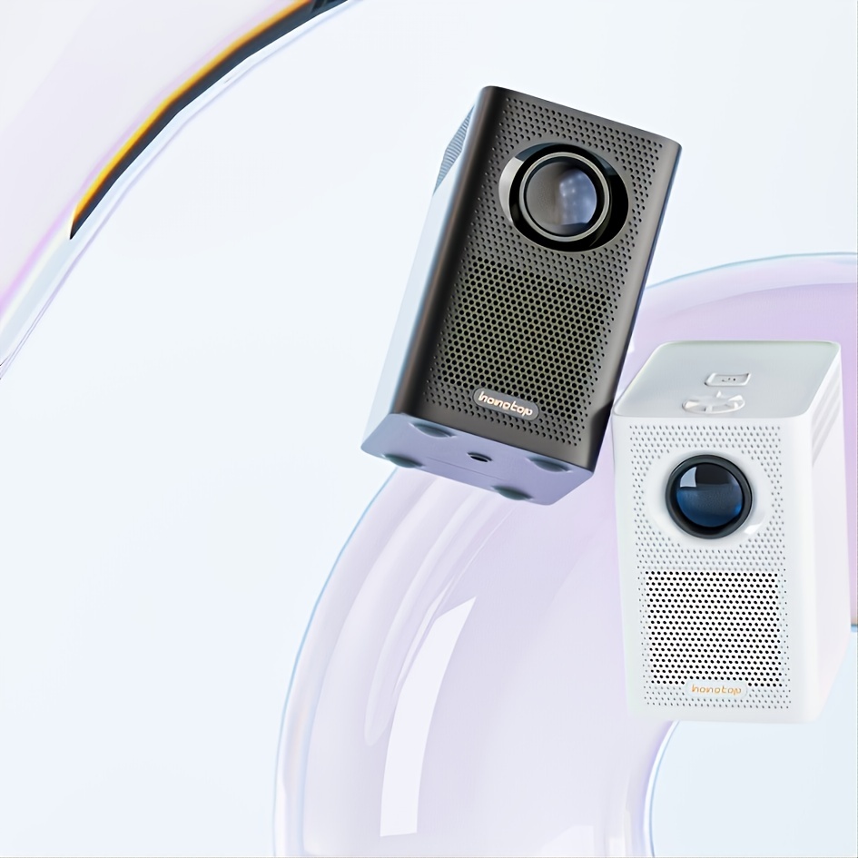 1pc Mini & Smart Portable Movie Projector With WiFi, Compatible With IOS/Android/HDMI/USB