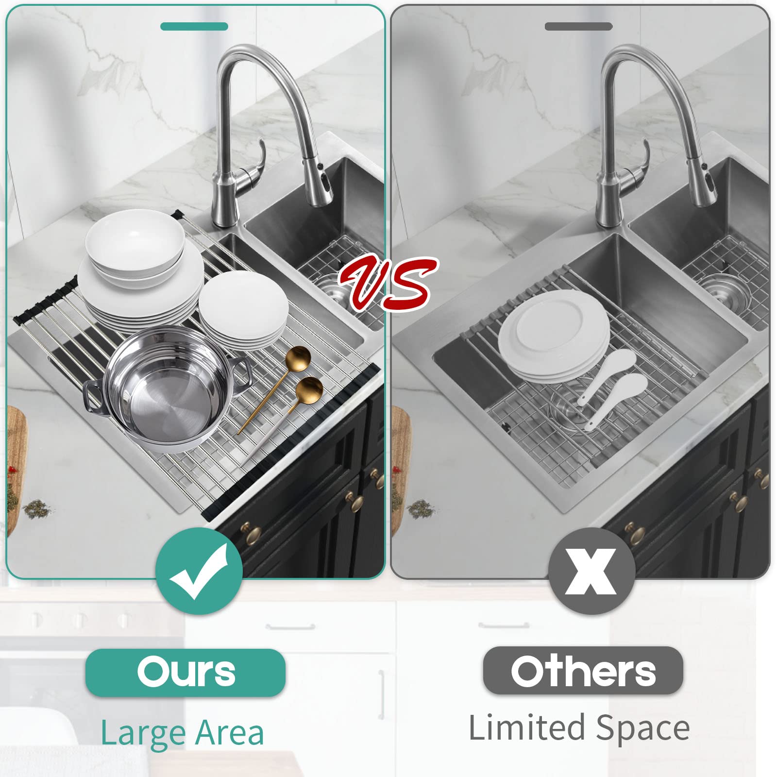 Stainless steel kitchen sink drying rack-BUY 2 GET FREE SHIPPING