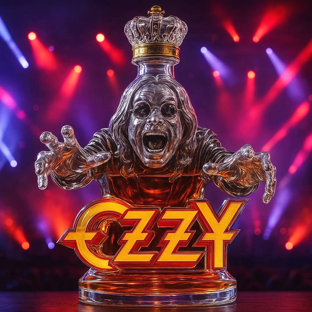 🕯️Ozzy Osbourne Whiskey Bottle