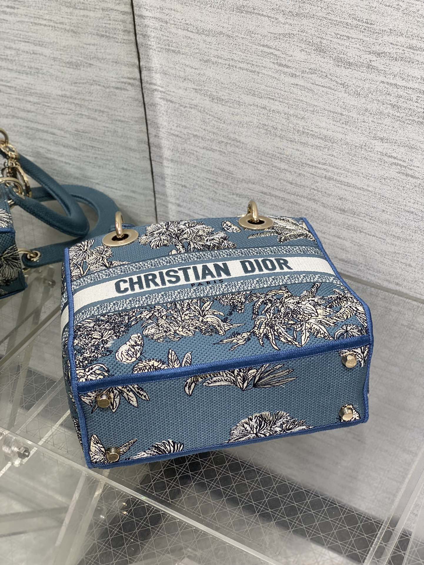 Dior Lady Summer Collection Embroidered Lady Bag