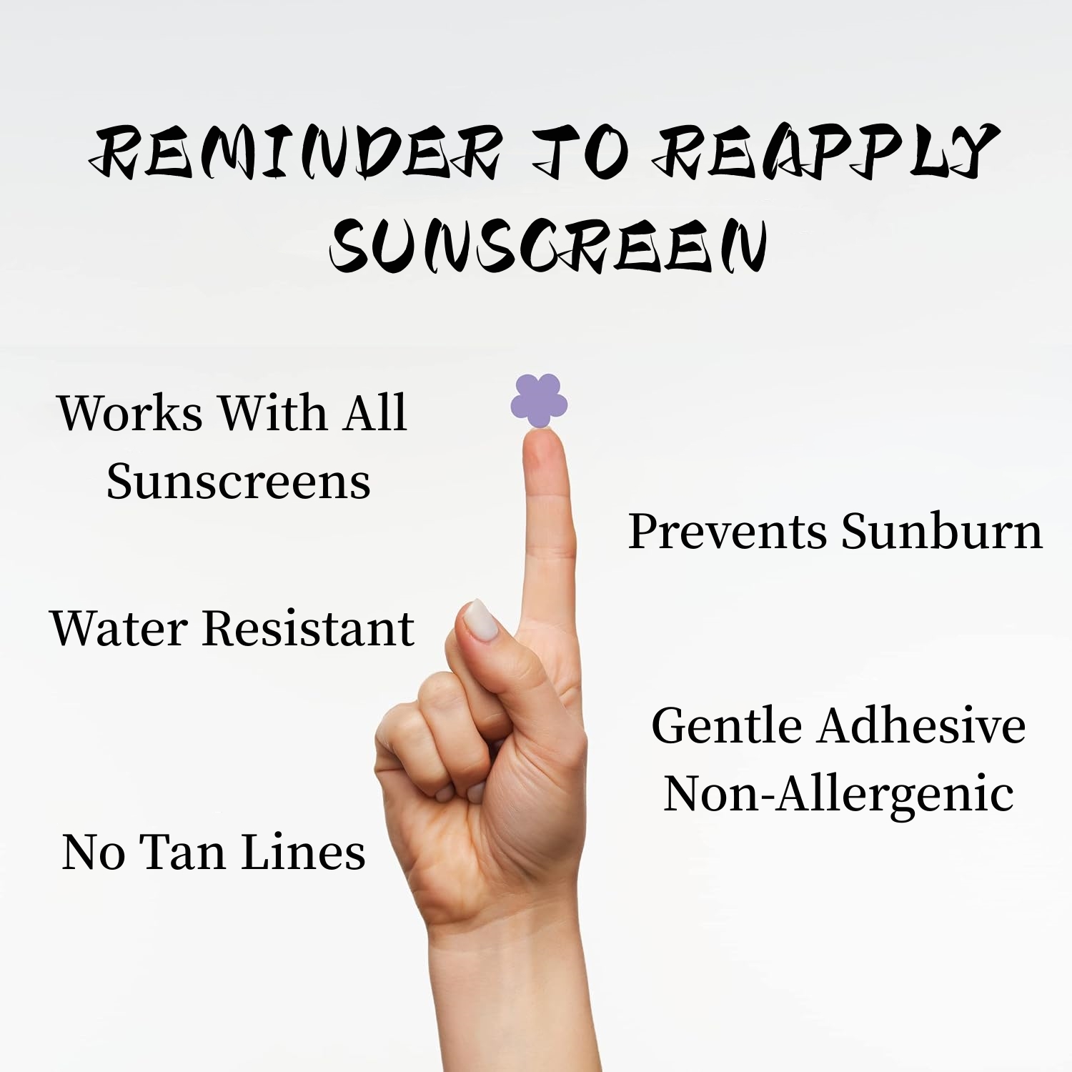 UV Stickers for Sunscreen 12-Pack (Know When to re-Apply Sunscreen)