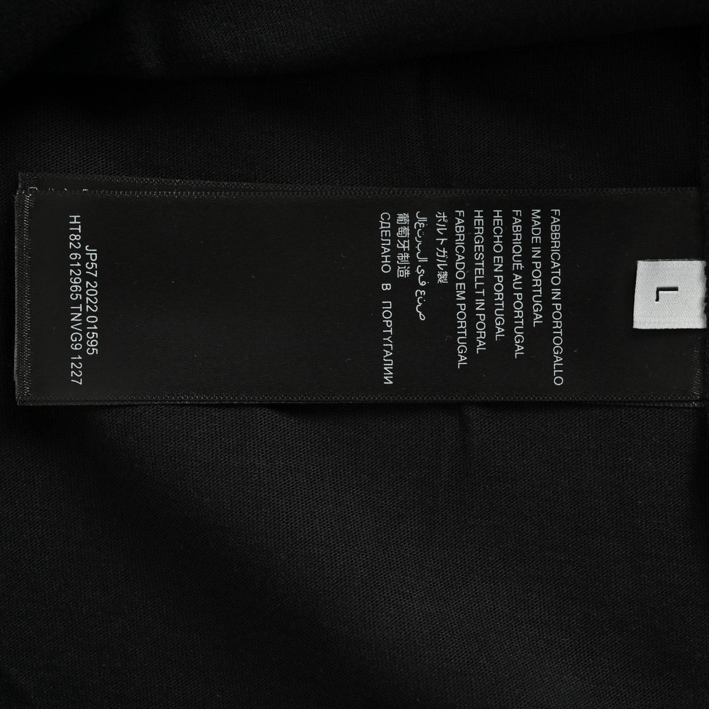 Balenciaga 25ss letter print short sleeve