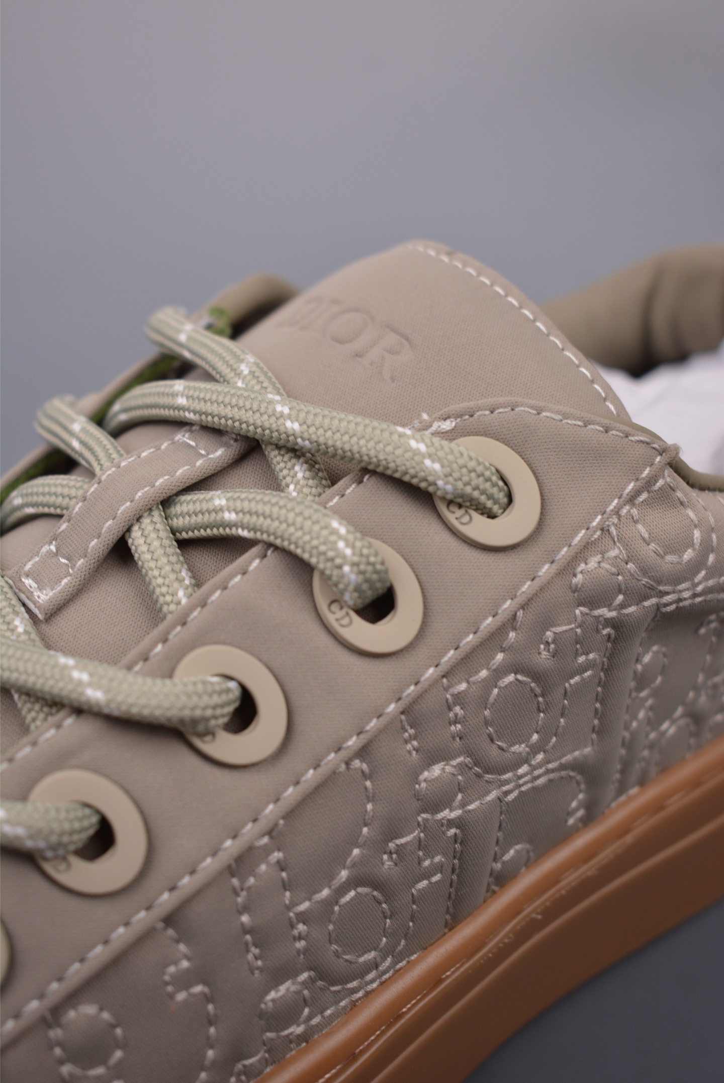 Stone Island x Dior B33 Low Top Sneakers Gray 3SN303ZAM_H812