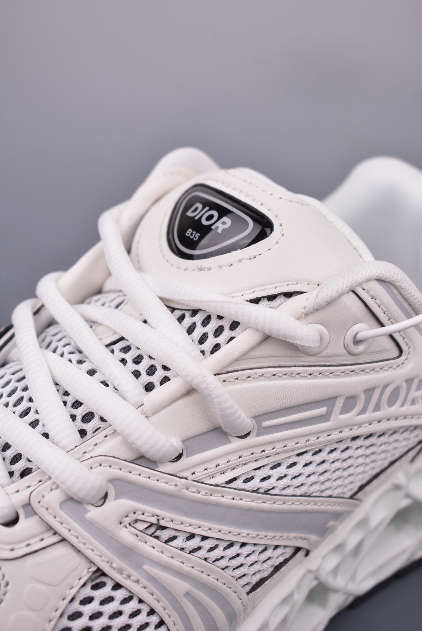 Dior B35 round toe lace-up sneakers 3SN308JZK2722
