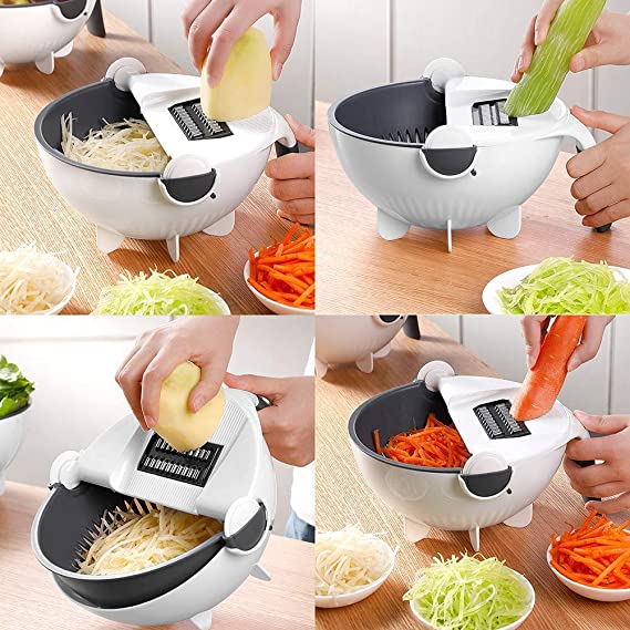 (🔥Last Day Promotion-SAVE 50% OFF)New 11 in 1 Multifunction Magic Rotate Vegetable Cutter-BUY 2 GET 10% OFF & FREE SHIPPING