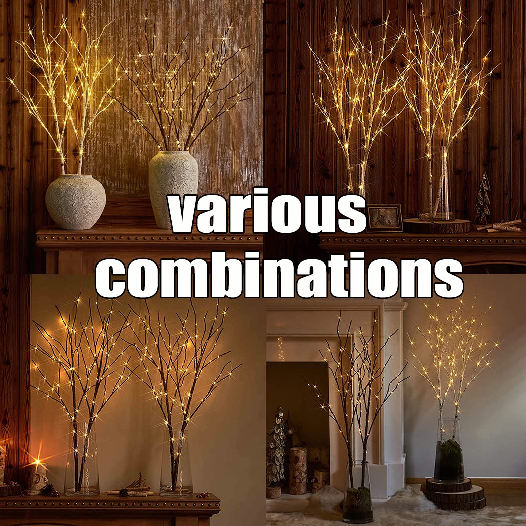 🔥Super Sale - 49% OFF🔥100 LED Lighted Branches with Timer