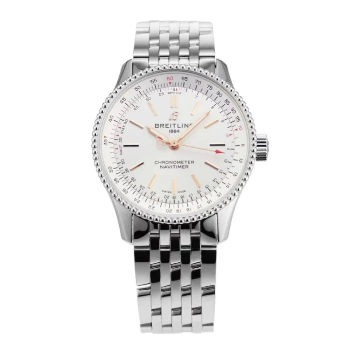 Breitling Navitimer Automatic GMT A17326211G1A1 “Blue Dial” Detailed Clone