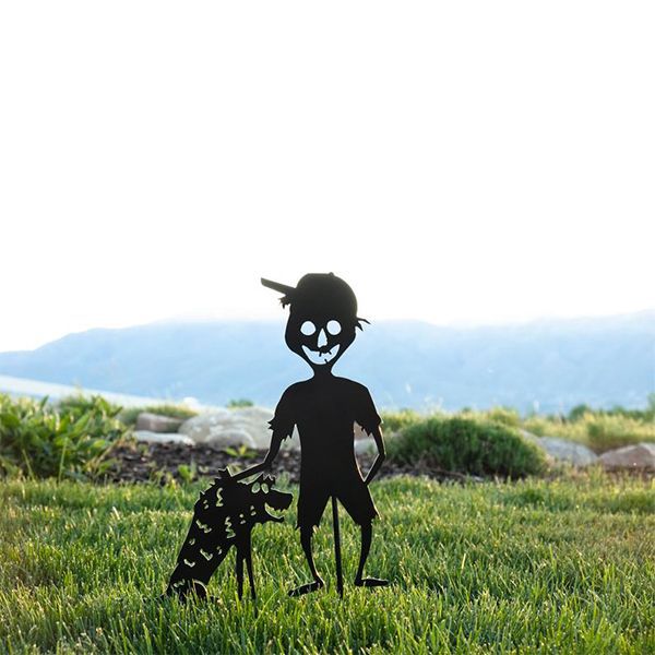 🔥45% OFF Last Day Sale -Cute Ghost Zombie-Metal Yard Art - BUY 3 FREE SHIPPING