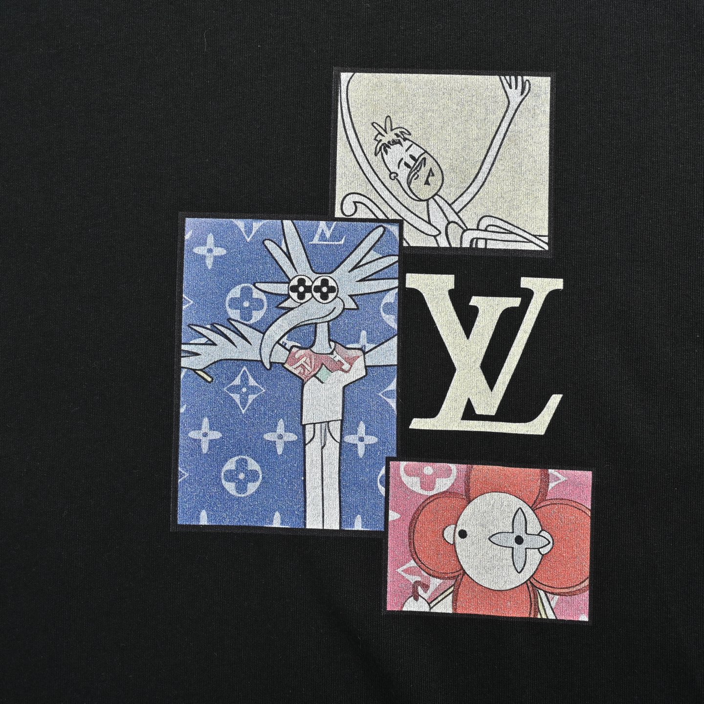Louis Vuitton 25ss printed short sleeve
