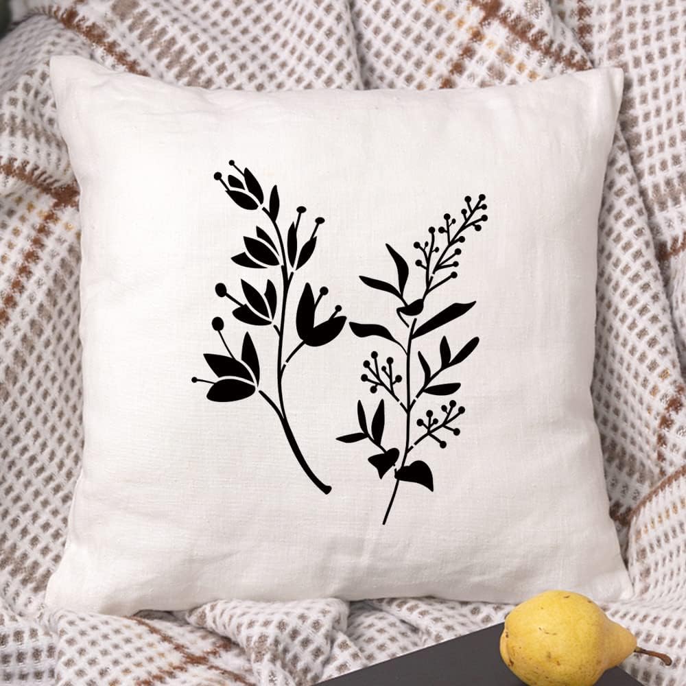 Last Day 70% OFF - Flower and leaf painting template 🌻 (repeatable)