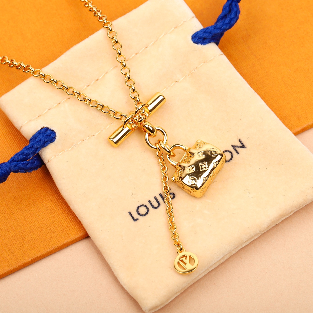 Louis Vuitton Classic Bags Necklaces