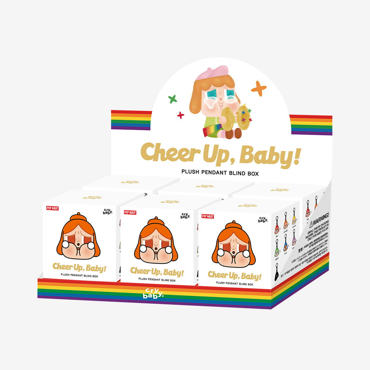 POP MART CRYBABY CHEER UP, BABY! SERIES-Plush Pendant [1 Blind Box]