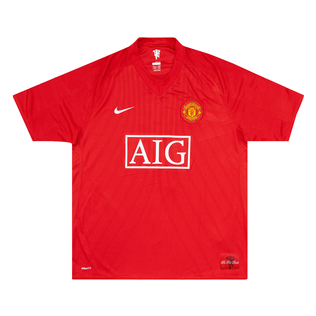 Manchester United retro football shirt 2007/08