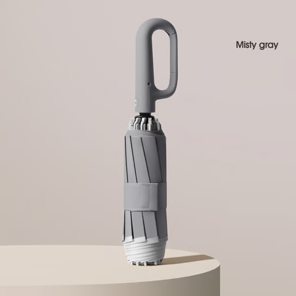 ☂️☂️Buckle umbrella, reflective safety strip, sturdy and windproof, travel-friendly