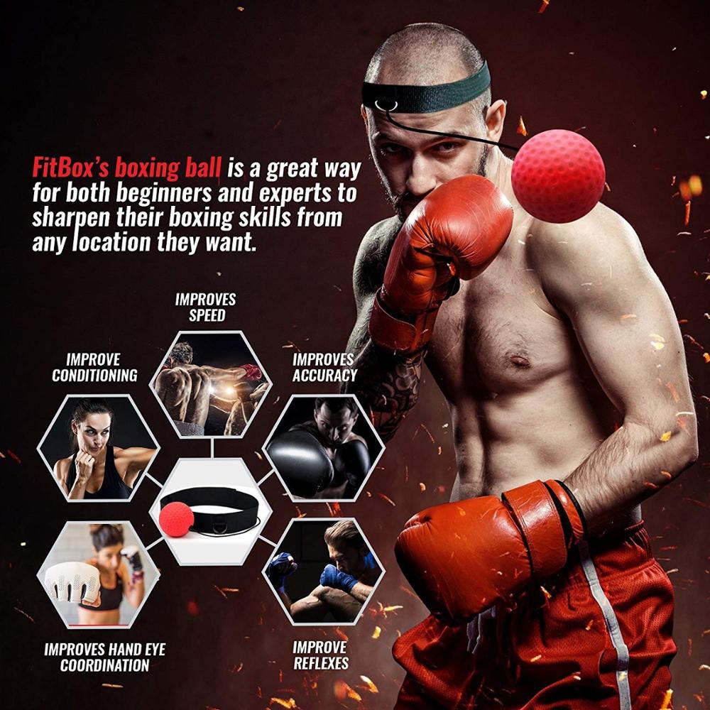 Boxing Reflex Ball Headband