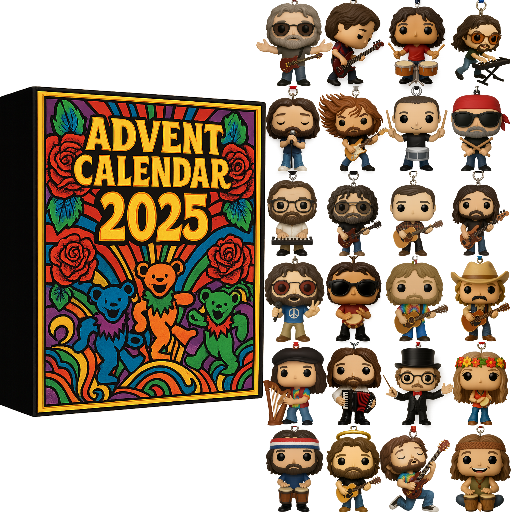 2025 Psychedelic Rock Advent Calendar: A Groovy Countdown to Christmas
