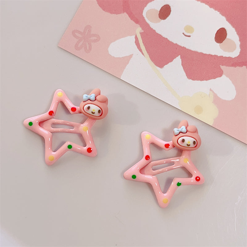 Sanrio Hair clips｜12 Count (Pack of 1)