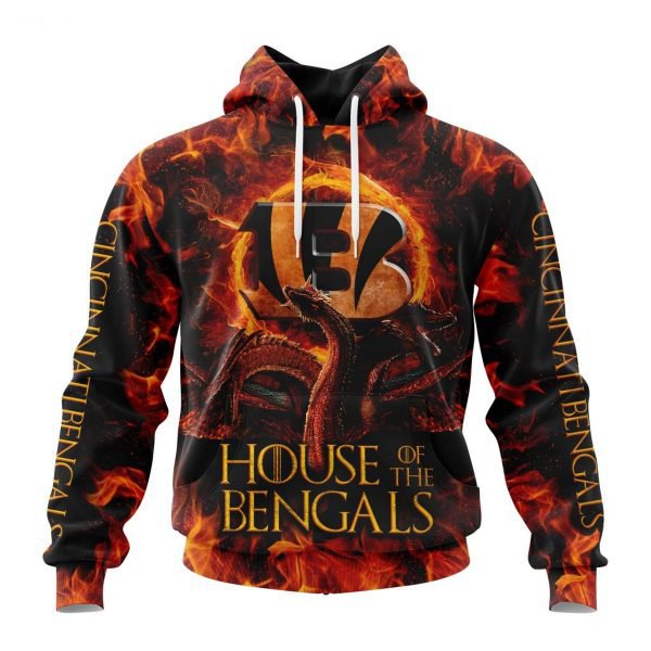 CINCINNATI BENGALS GAME OF THRONES – HOUSE OF THE BENGALS 3D HOODIE