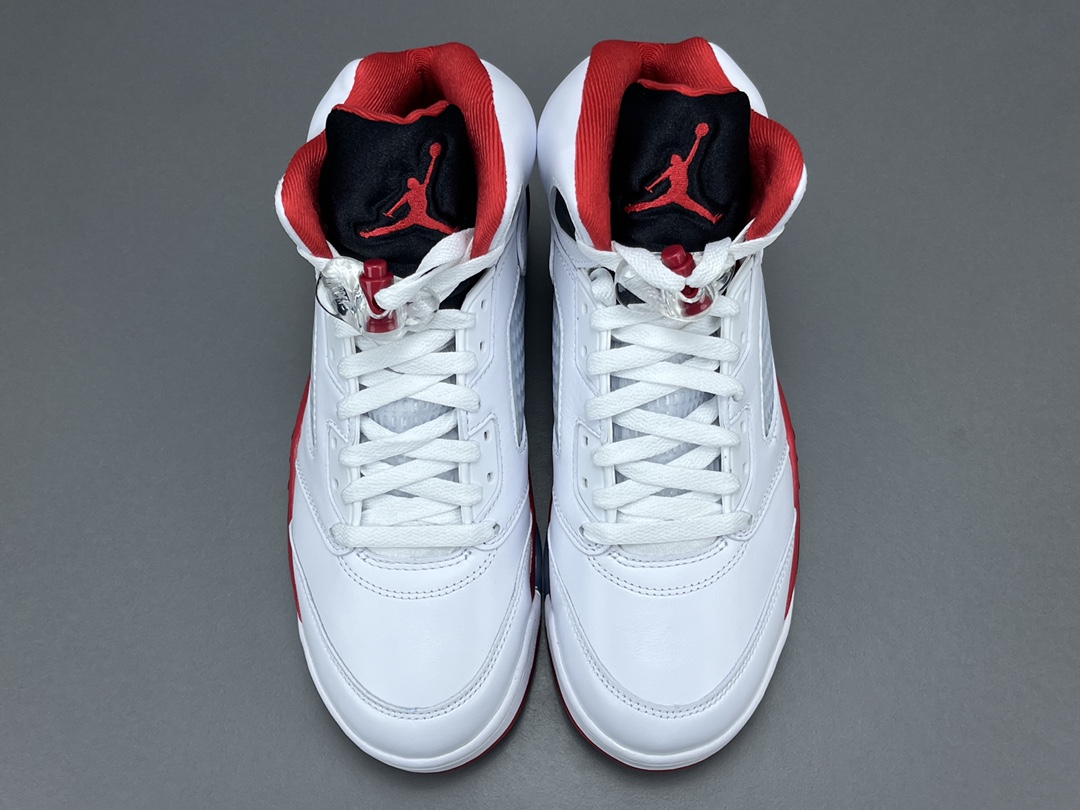 Jordan Air Jordan 5 Retro Fire Red Black Tongue  HQ7978-101