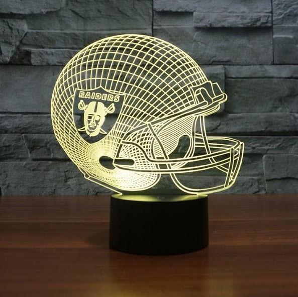 LAS VEGAS RAIDERS 3D LED LIGHT LAMP