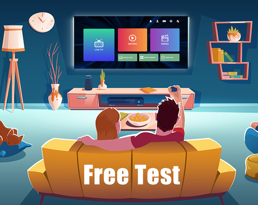 IP TV Subscription Free Test 4k M3u adult smarters pro subscription reseller panel with credits