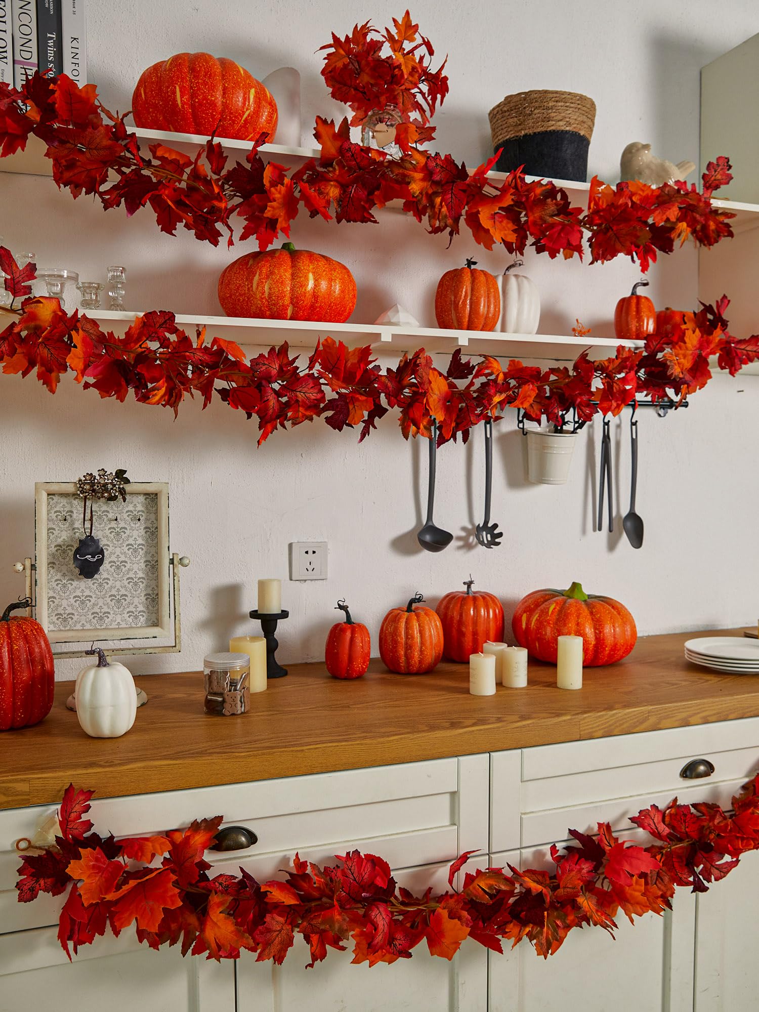 🔥ON SALE - 50% OFF🔥 2 Pack Fall Maple Leaf Garland
