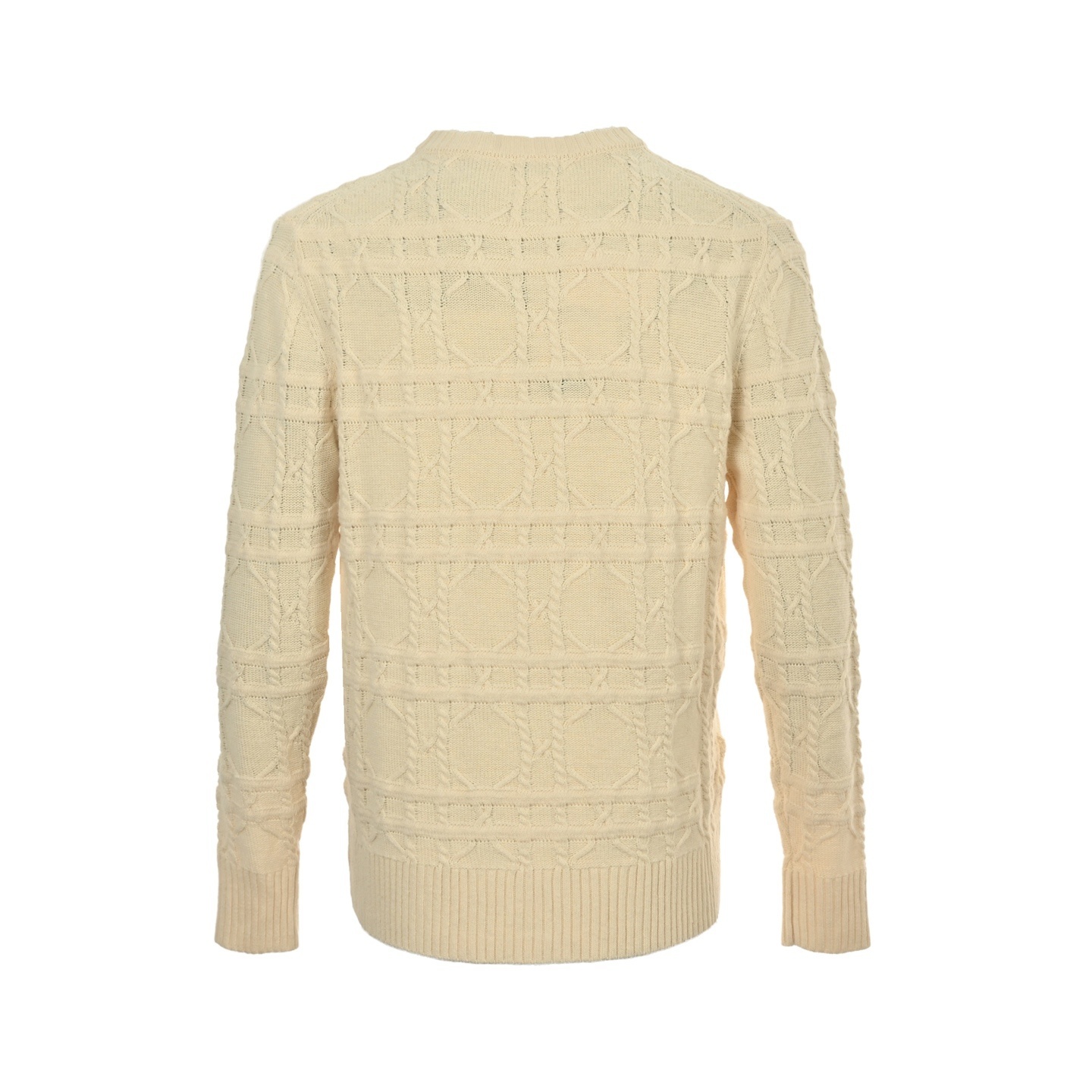 Dior 25Fw cannage cashmere crewneck sweater
