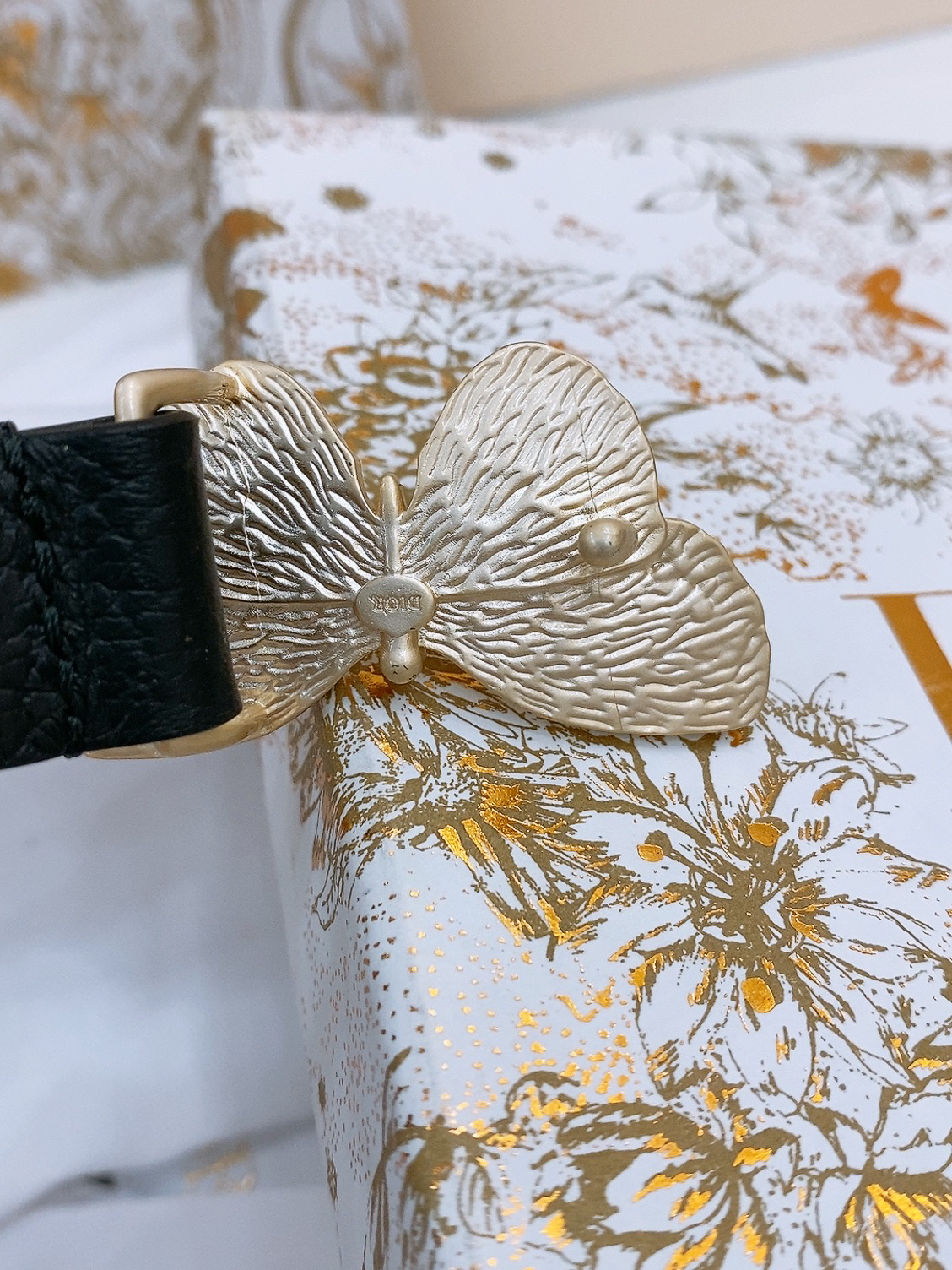 Dior Saddle Belt Cowhide Leather Belt 2.0CM Width