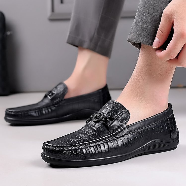 Men's Classic Crocodile Leather Shoes