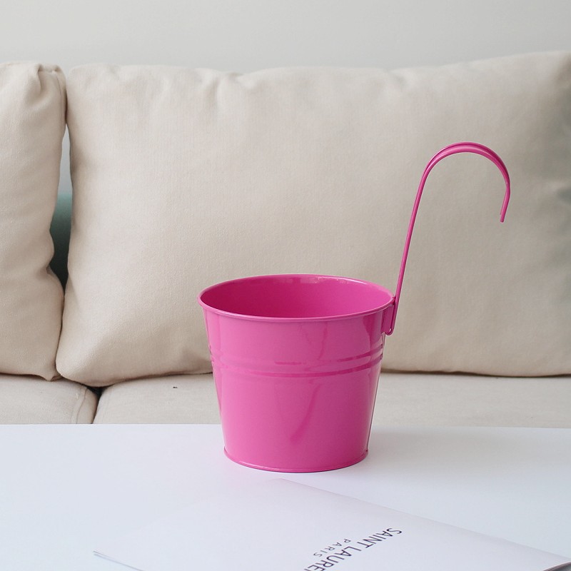 🎍🎍Metal Bucket Hanging Flower Pot(🌺Flash Sale - 50% Off)