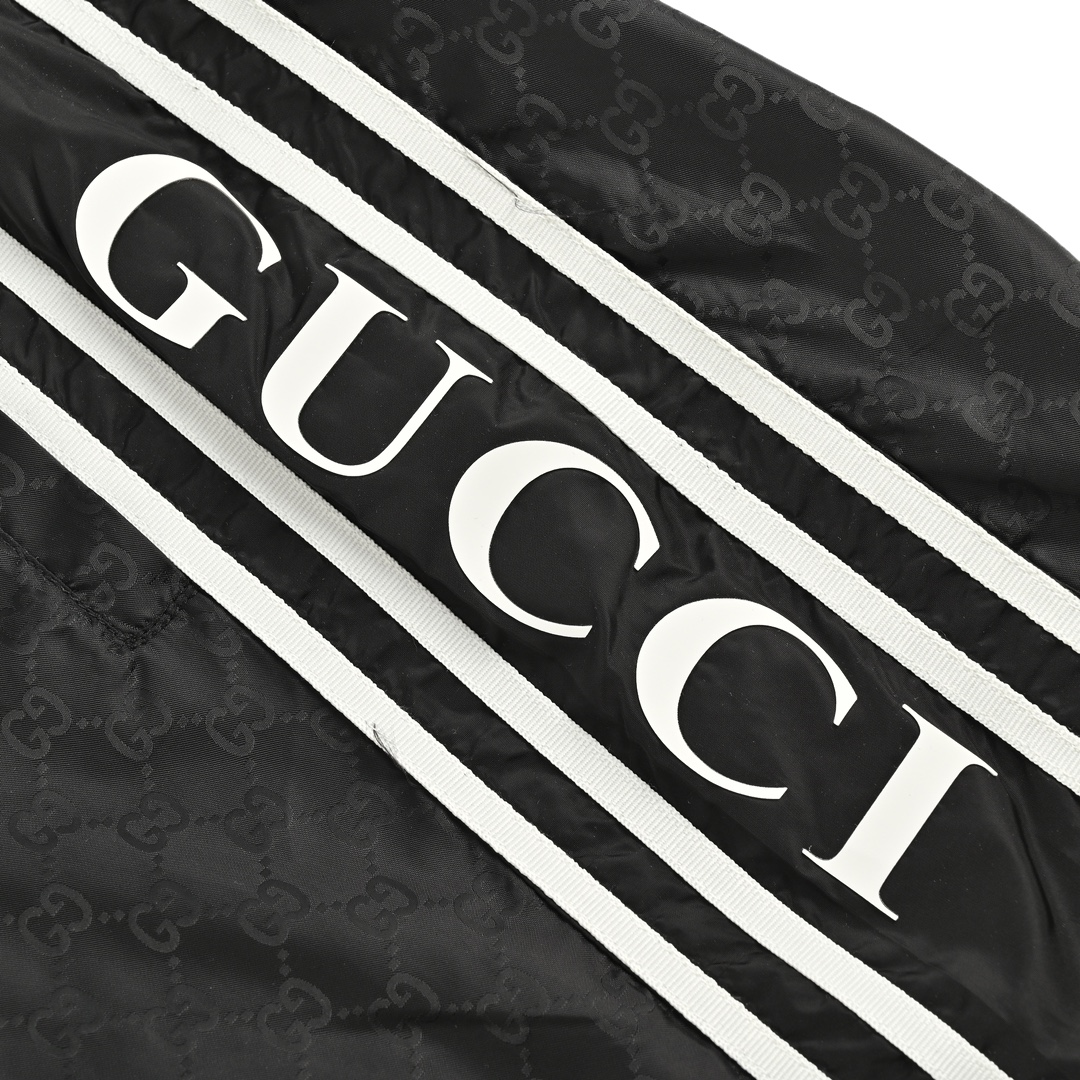 Gucci all over print monogram beach shorts