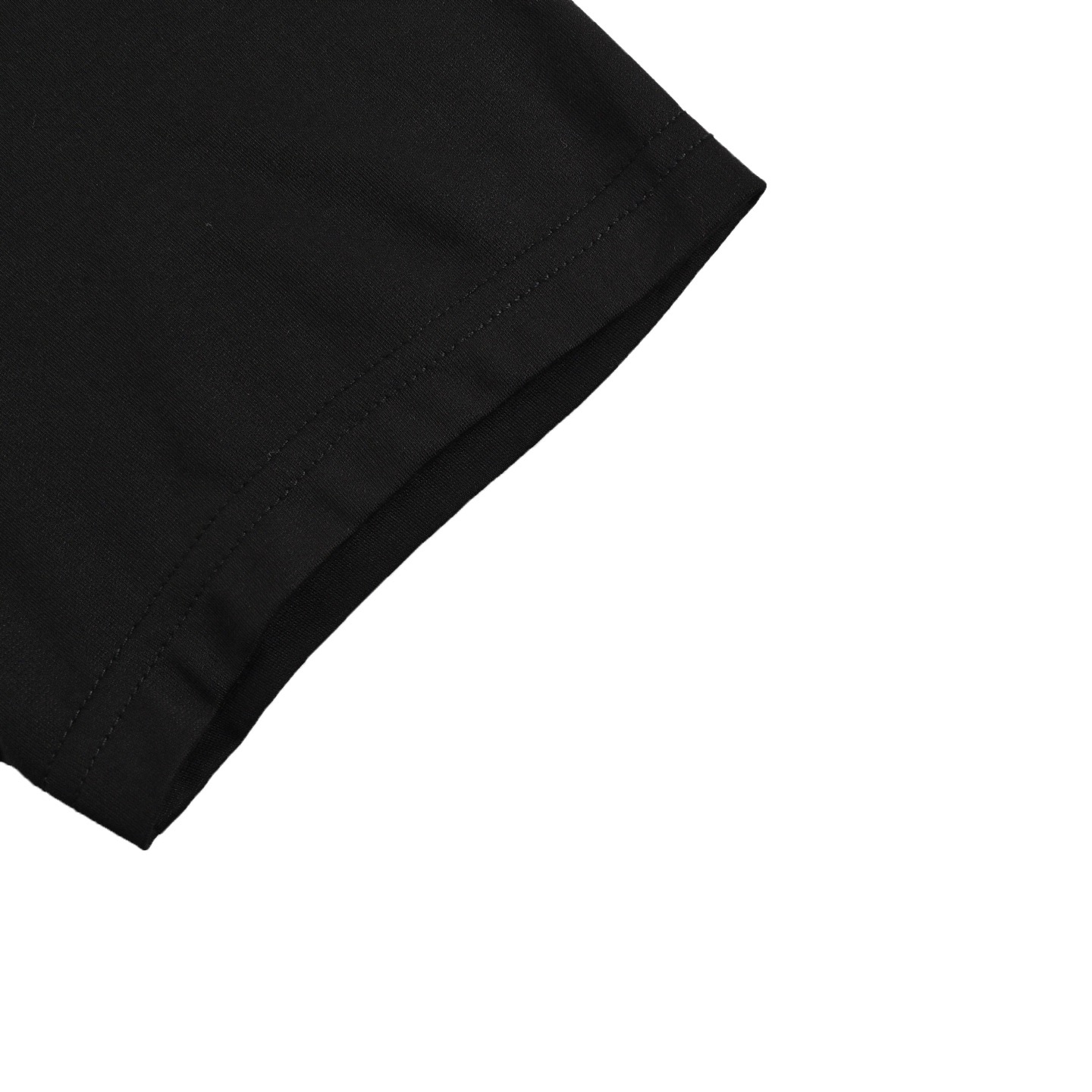 Prada 25ss triangle logo nylon pocket patchwork Polo short sleeve
