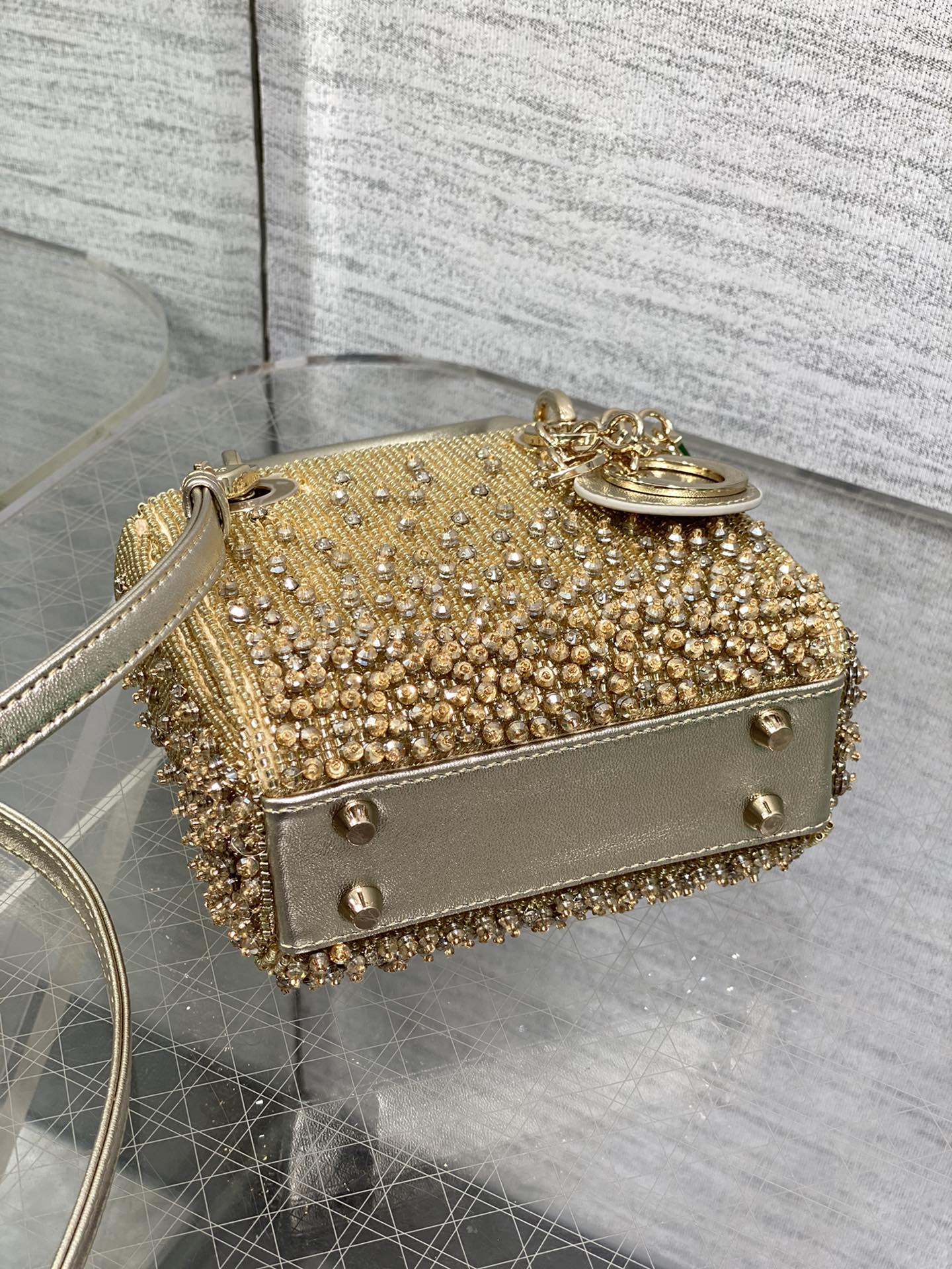 Dior Lady Limited Edition Beads Micro Series Princess Diana Bag