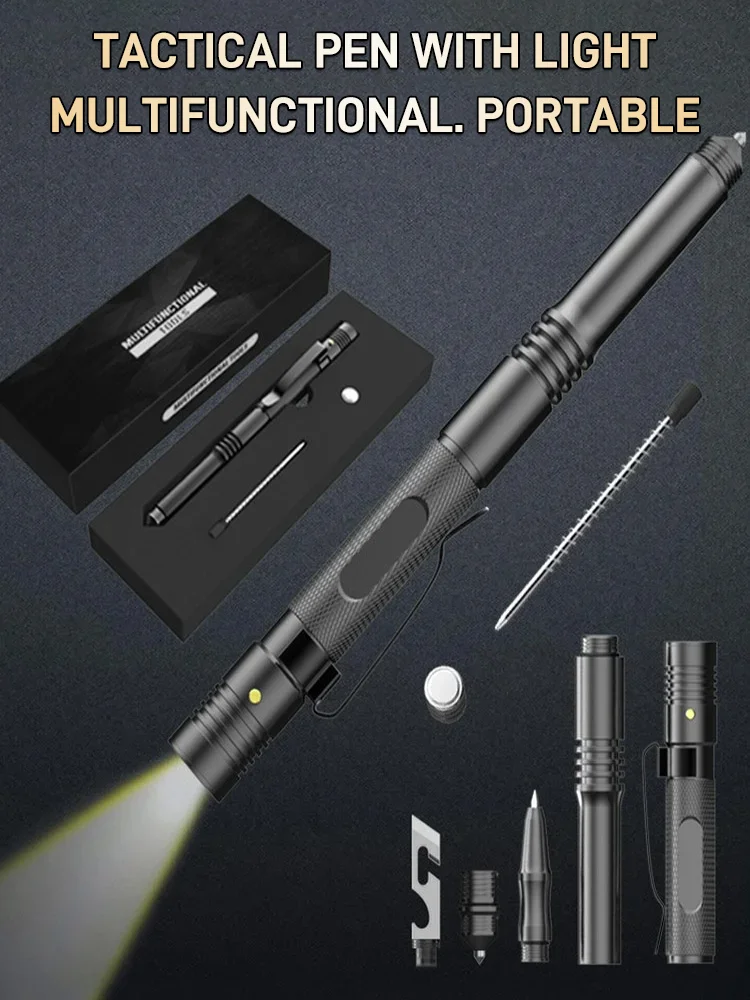 (🔥Last Day Promotion-SAVE 50% OFF)2023 New Upgrated Multifunctional Tactical Defense Pen-BUY 2 GET 10% OFF & FREE SHIPPING