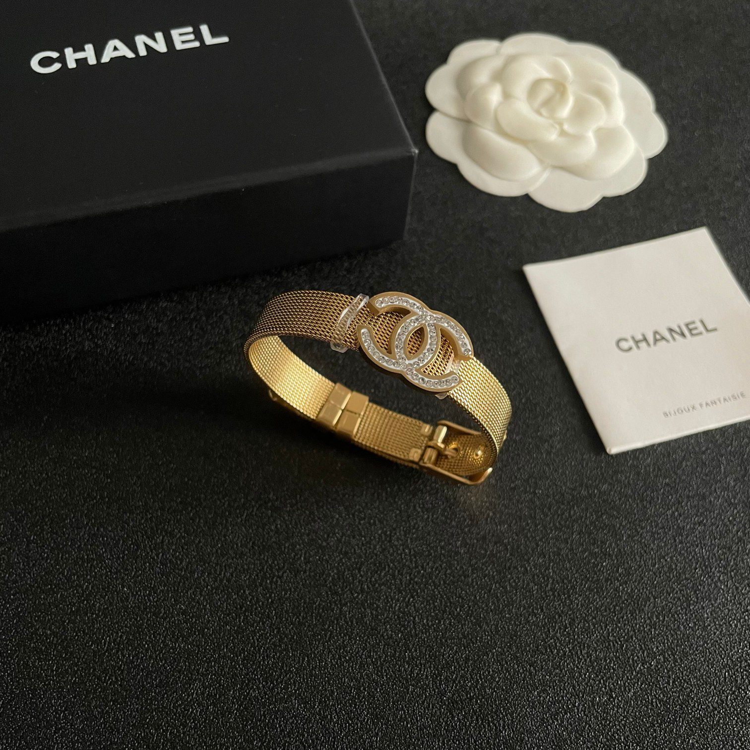 Chanel watch strap diamond bracelet